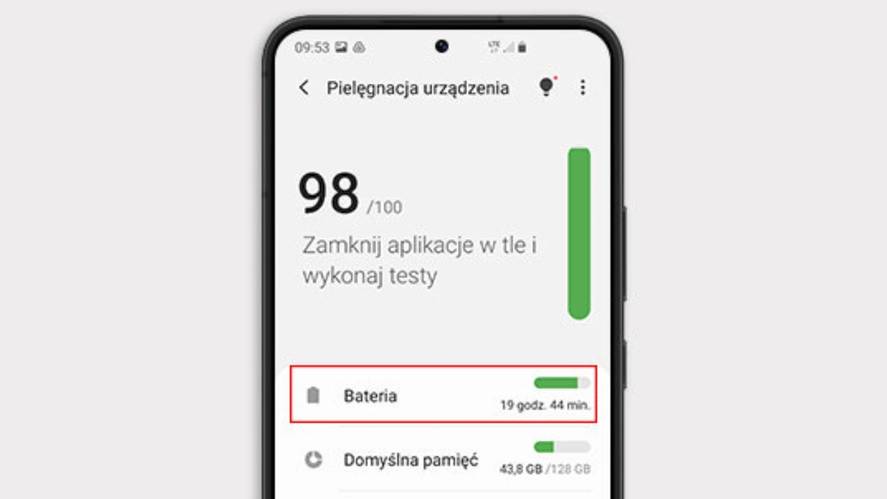 jak sprawdzić kondycję baterii w samsung