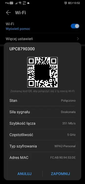 znajdywanie hasła wifi