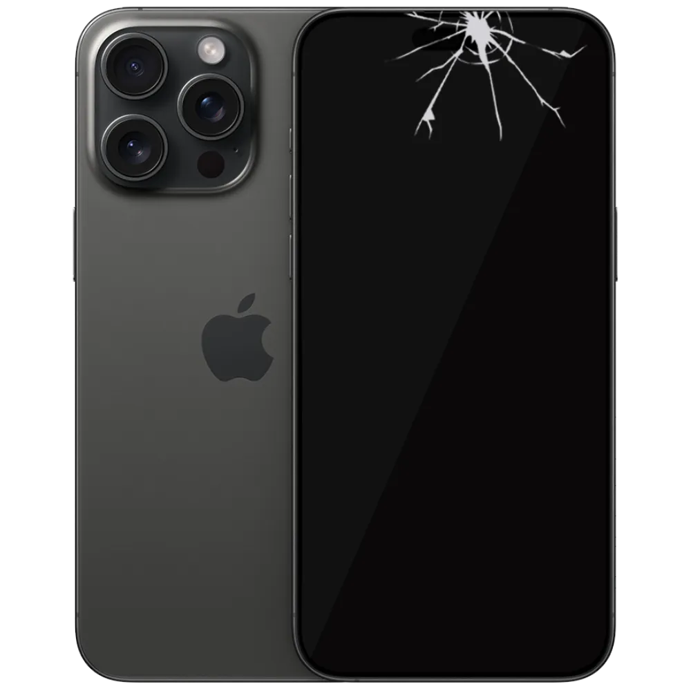 wymiana przedniego aparatu w telefonie iphone 15 pro max