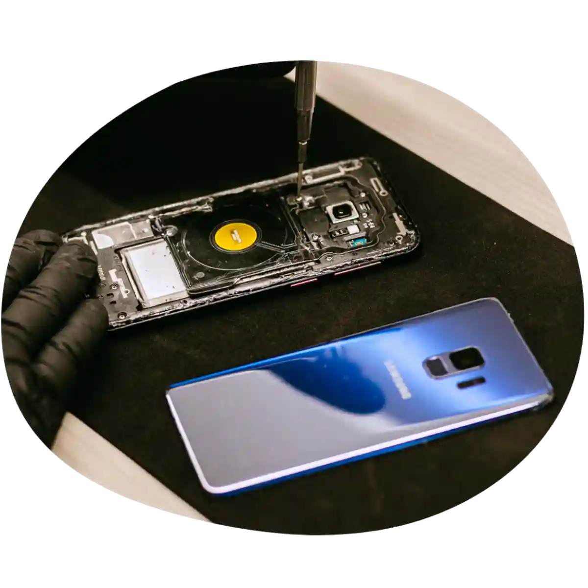 wymiana plackow w serwisie samsung panszybka